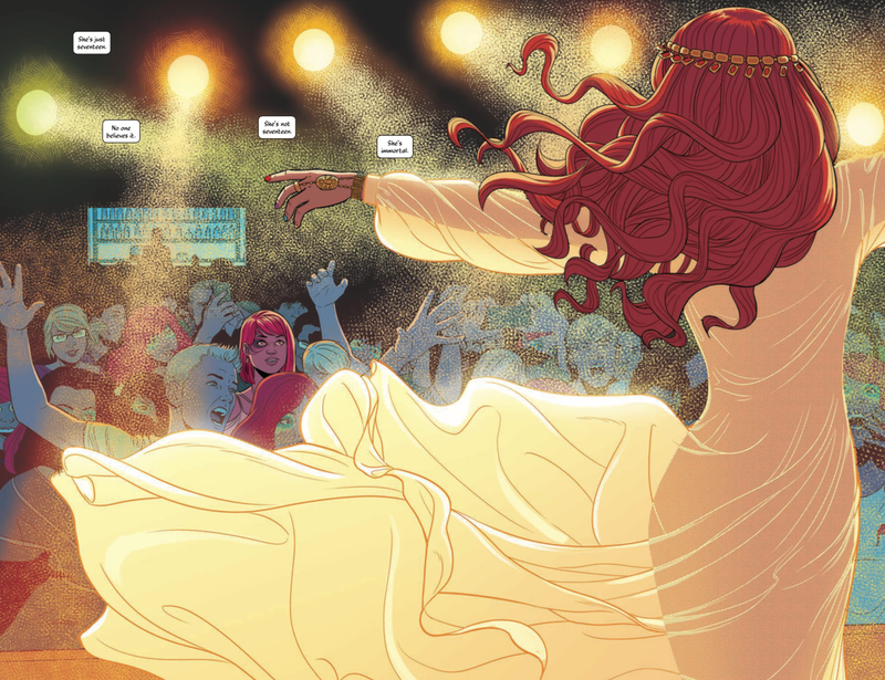 Illustration for article titled The Wicked + The Divine Is The Perfect Comic About Loving Something Too Much